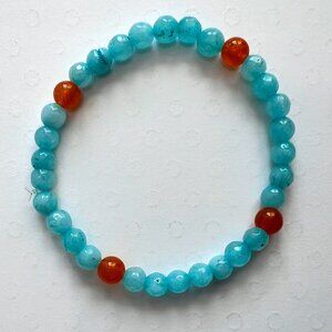 Handmade Amazonite Stretch Bracelet 8mm
